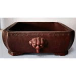 Pot Bonsai Keramik Cina GPB-74 Ukuran 15.5 x 15.5 x 5.5 cm