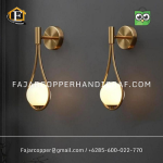 lampu dinding kuningan , lampu minimalis kuningan asli mewah