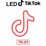 Lampu Tiktok Neon Sign LED Flex Light Lampu - Merah