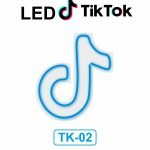 Lampu Tiktok Neon Sign LED Flex Light Lampu - Merah