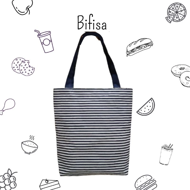 Tas Tote Bag Kanvas Wanita Motif SALUR Resleting Totebag Canvas Sleting Totbag Lucu Kekinian