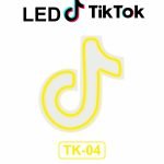 Lampu Tiktok Neon Sign LED Flex Light Lampu - Merah
