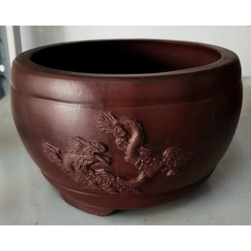 Pot Bonsai Keramik Cina GPB-77 Ukuran 14.5 x14.5 x 9 cm