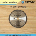 Mata Gergaji Kayu 10 Inch x 60T Satoda Japan Tech Circular Saw Blade