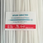 NYLON KABEL TIES UK. 300 x 3.6 mm (30cm 300mm 3.6mm) 100 pcs/pack