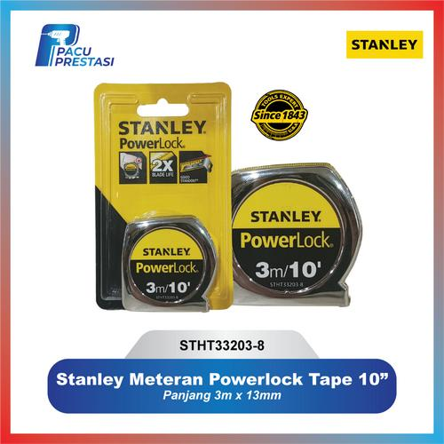 Meteran Stanley STHT33203-8 3 Meter Powerlock Tape 10” Panjang 3 m x 13 mm