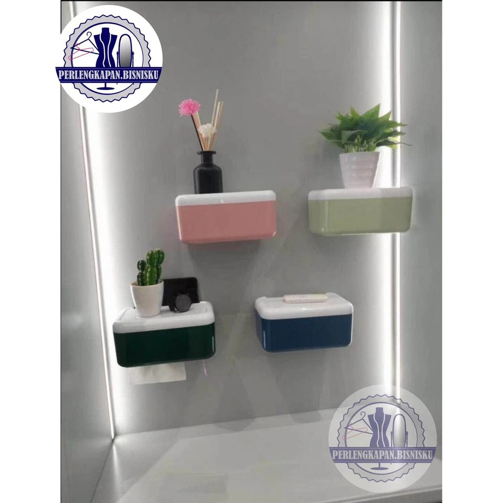 TEMPAT TISSUE PORTABLE TEMPEL TEMBOK DINDING