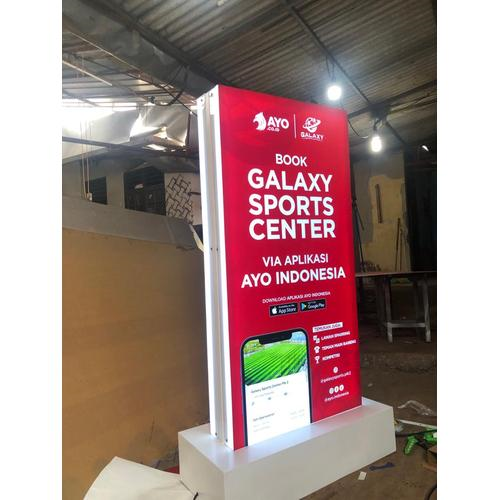 Standing Neonbox Full Acrylik UK. 60 X 120 CM (2 SISI)