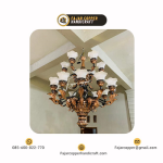 lampu gantung tembaga classic tipe robyong joglo