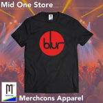 MOD26 / KAOS BAND BLUR TAG MERCHCONS SIZE LUAR / KAOS MUSIK DISTRO