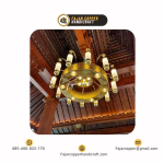 Jual lampu Tembaga dan Kuningan Lampu Masjid Nabawi kuningan
