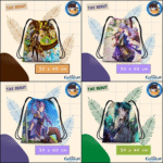 tas serut anime drawstring jujutsu kaisen attack on titan haikyuu genshin impact bisa custom