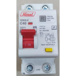 Residual Current Operated Circuit Breaker, HDB3LE, 1P+N, C, 40A, overvoltage
