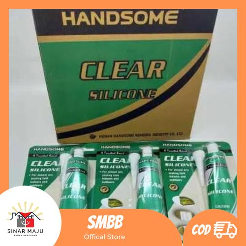 Lem kaca Sealent odol Handsome |Penyambung Kaca/ Kaca Retak - Besar