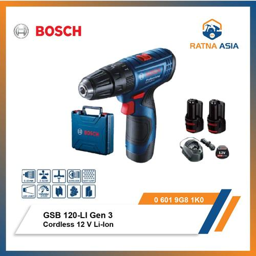 Mesin Bor / Cordless Impact Drill Bosch GSB 120-LI / GSB 120 LI