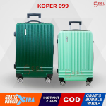 Koper 099 20 Inch Fiber Abs Kunci Kombinasi 3 Angka Roda Putar 360 Tahan Banting