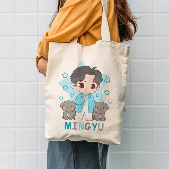 Tote bag Kanvas Motif SEVENTEEN / Tote Bag Kanvas Murah Premium