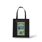 DT - Totebag Hitam Drill Motif One Piece / Totebag Souvenir Unisex