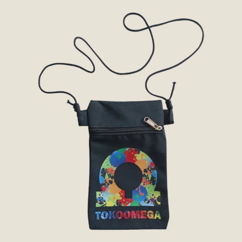 PHONEBAG ZIPPER CUSTOM gambar dan foto tanpa minimal order, sling bag simpel untuk tas HP