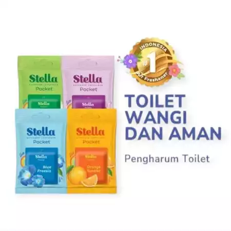 Stella Pocket Pengharum Kamar Mandi Bathroom Tahan 30hr 10gr