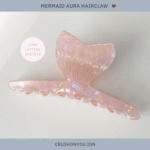 Mermaid Aura HairClaw Premium Jepit Rambut | CRUSHONYOU | Hair Clip Jedai Kerang Sea Pearl Mutiara Rambut Hair Claw Aesthetic