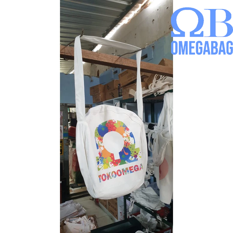 Totebag Circle Custom Tote Bag Korea
