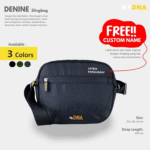 Denine Slingbag MYDNA | Tas Selempang Pria Hitam Army Abu-abu Navy