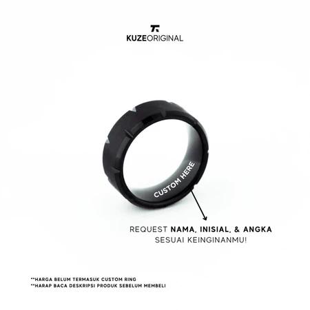 Kuze Original Cincin Tungsten / Ring - Euric