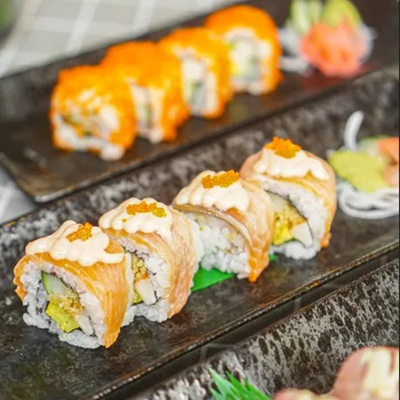 Sushi Salmon Mentai (4 pcs)