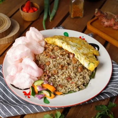 Nasi Goreng Kencur Cumi