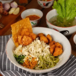 Mie Hijau Kuah Baso Goreng