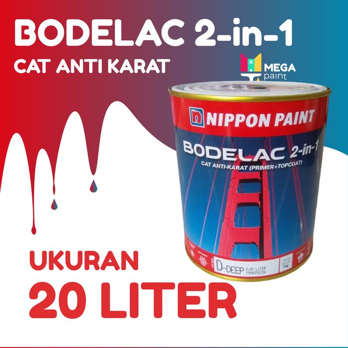 NIPPON BODELAC 2IN1 CAT BESI KAYU ANTI KARAT 20 L
