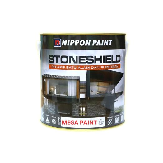 CAT PELAPIS BATU ALAM DAN PLESTERAN STONESHIELD 1 LITER NIPPON PAINT