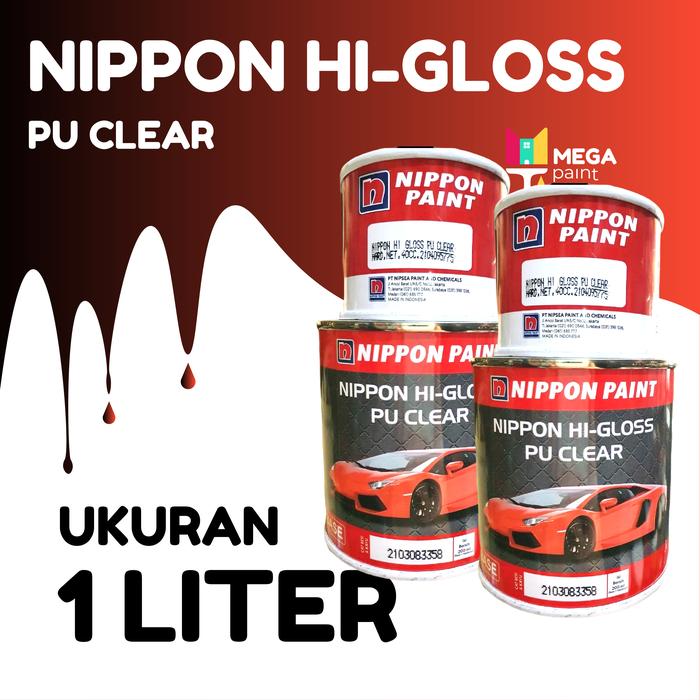 CAT FINISHING NIPPON PAINT HI GLOSS PU CLEAR 1L