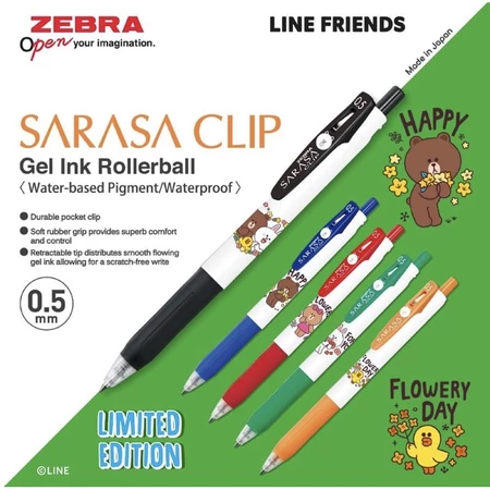 Bolpen Pen Sarasa Clip 0.5 Special Edition Line Series
