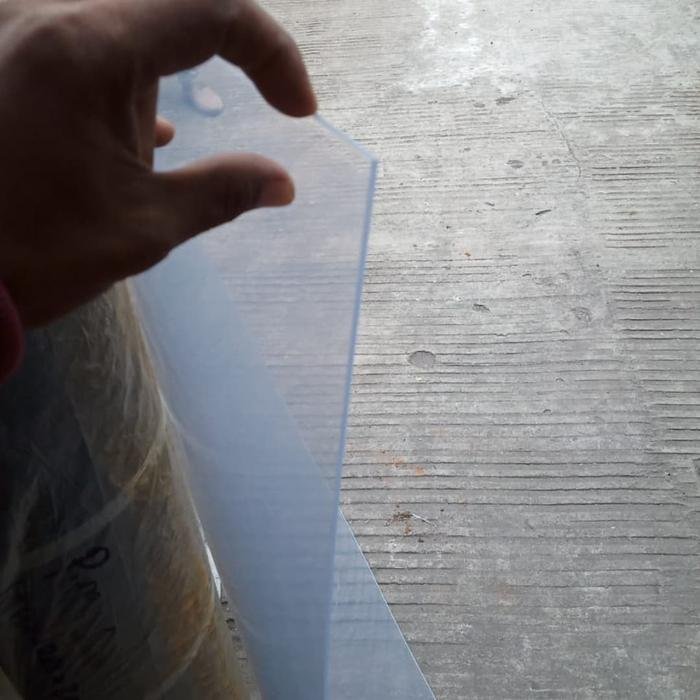 plat pvc clair / bening 2mm 120cm x 240cm