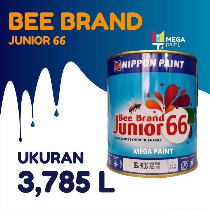 CAT KAYU DAN BESI BEE BRAND JUNIOR 66 NIPPON PAINT 3785 LITER
