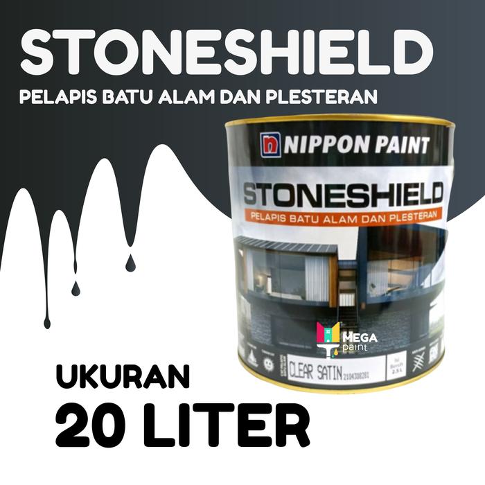 CAT PELAPIS BATU ALAM STONESHIELD 20 LITER NIPPON PAINT