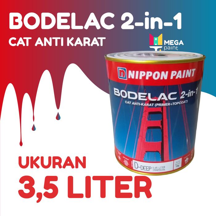 NIPPON BODELAC 2IN1 CAT BESI KAYU ANTI KARAT 3,5 L