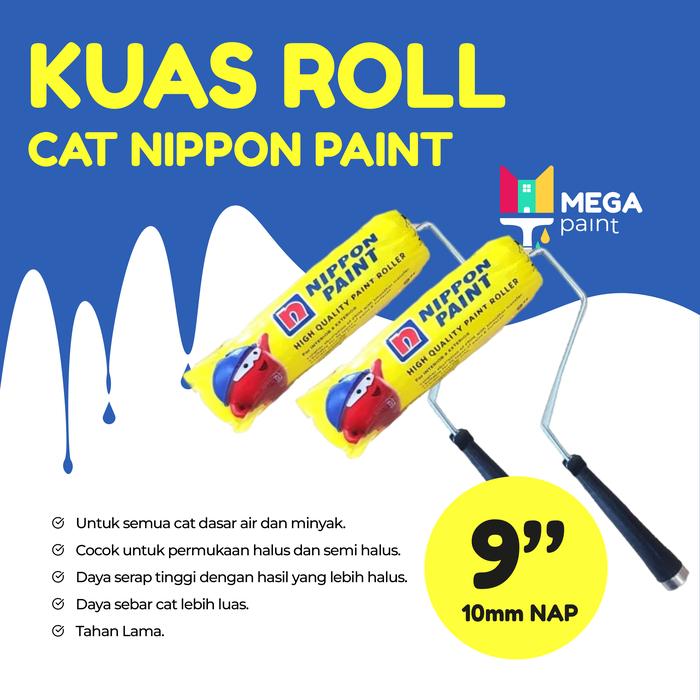 ROLL CAT / KUAS ROLL CAT NIPPON PAINT 9