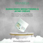 GHANISA Sunscreen & Acne Cream Krim Wajah Mencerahkan dan Anti Jerawat dengan Dimethylmethoxy 10gr