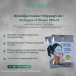 Masker Polypoptide + Collagen dapat membantu Mengencangkan 1 box isi 5 Masker