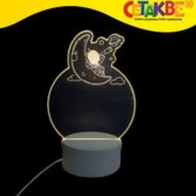CUSTOM 3D Acrylic LED Lamp / Decorative Lamp / Bed Lamp / Table Lamp