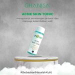 GHANISA Acne Skin Tonic with Lactic Acid Anti Acne Toner Skincare Toner Jerawat Kemerahan 100ml Terbaik BPOM