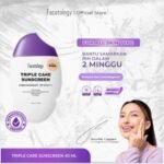 Facetology Triple Care Sunscreen Tinted Brightening SPF 50 PA++++ 40ML - Cinta Kosmetik