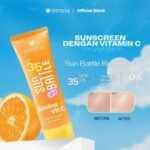 EMINA Sun Battle SPF35 PA+++ 20ml & 50ml - Cinta Kosmetik