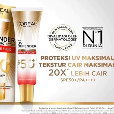 L'Oreal Paris UV Defender UV Protector SPF50+ 30ml Sunscreen - Cosmetics Love