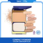 [EXP MARET 2026] INEZ Compact Powder Bedak Padat Color Contour Plus Bedak Biru Inez Cosmetic - Cinta Kosmetik