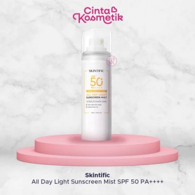 Skintific - All Day Light Sunscreen Mist SPF50 50 ml/120 ml - Cinta Kosmetik