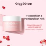 Glad2Glow Pomegranate Niacinamide Brightening Clay Stick&Clay Mask - Cinta Kosmetik